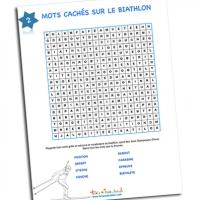 Si votre enfant aime le sport et notamment le Biathlon, c’est l’occasion de lui proposer des tas d’activités pour le stimuler. Retrouvez notre dossier spécial sur le Biathlon et imprimez vos coloriages, mots cachés et autres jeux de labyrinthes. De quoi e