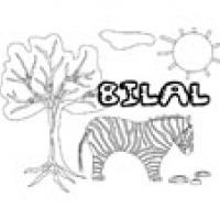 Bilal, coloriages Bilal