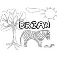 Brian, coloriages Brain