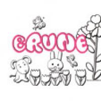 Brune, coloriages Brune