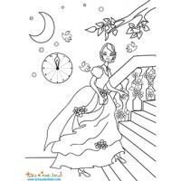 Coloriages de Cendrillon