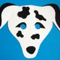 Masque de chien à imprimer