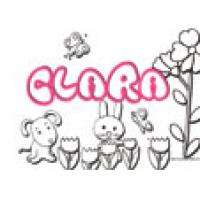 Clara, coloriages Clara