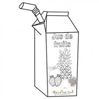 Coloriage des boissons