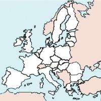 Coloriage Des Pays Union Européenne Tête à Modeler