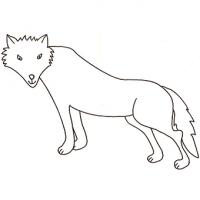 Coloriage De Loup Sur Tête à Modeler