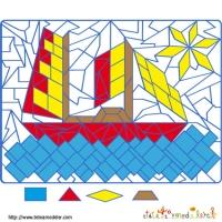 Jeux de coloriages géométriques