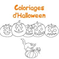 Des coloriages d' Halloween à imprimer