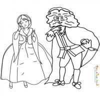 Coloriages de la Belle et la Bête