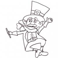 Coloriage de saint Patrick