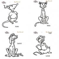 Coloriages piano de Topo
