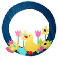 Activité pour couronne fleur printempsCouronne de printemps