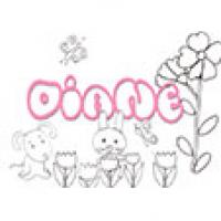 Diane, coloriages Diane