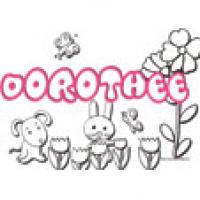 Dorothee, coloriages Dorothee