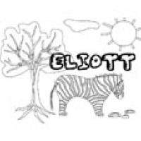 Eliott, coloriages Eliott