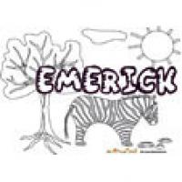 Emerick, coloriages Emerick