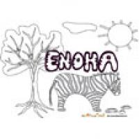 Enoha, coloriages Enoha