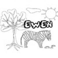 Ewen, coloriages Ewen