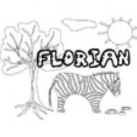 Florian, coloriages Florian