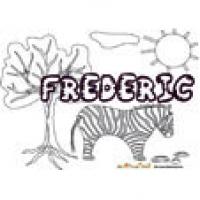 Frederic, coloriages Frederic