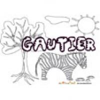 Gautier, coloriages Gautier