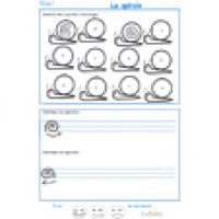 Activités et exercices de soutien scolaire en graphisme maternelle
