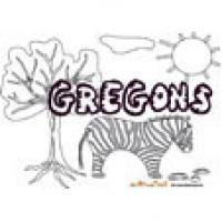 Gregons, coloriages Gregons