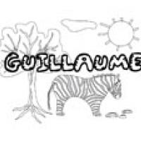 Guillaume, coloriages Guillaume