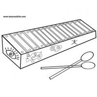 Instruments de musique à colorier