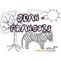 Jean-François, coloriages Jean-François