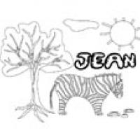 Jean, coloriages Jean