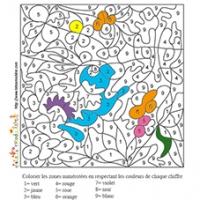 coloriage numéroté