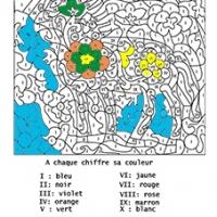 coloriage numerote