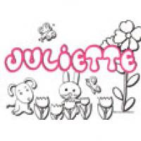 Juliette, coloriages Juliette