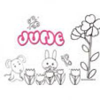 June, coloriages June