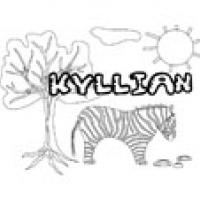 Kyllian, coloriages Kyllian