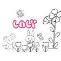 laly, coloriages Laly