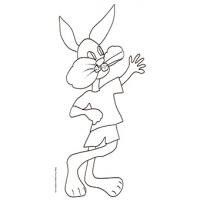 Lapin à colorier