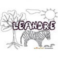 Leandre, coloriages Leandre