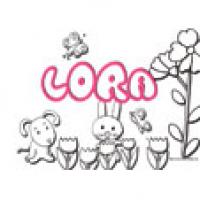 Lora, coloriages Lora