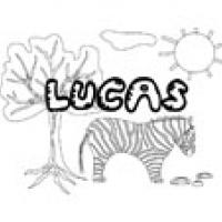 Lucas, coloriages Lucas