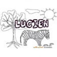 Lucien, coloriages Lucien