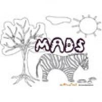 Mads, coloriages Mads