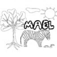 Mael, coloriages Mael