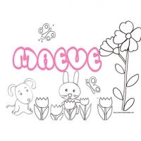 Maeve, coloriages Maeve