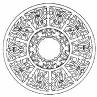 Mandala indien a colorier