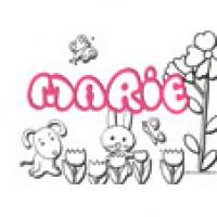 Marie, coloriages Marie