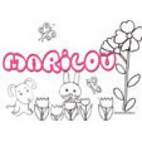 Marilou, coloriages Marilou