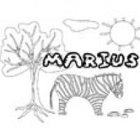 Marius, coloriages Marius