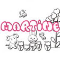 Martine, coloriage Martine